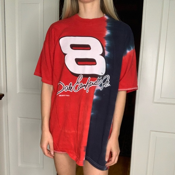 Vintage Tops - Vintage dale Earnhardt dyed shirt oversized trendy